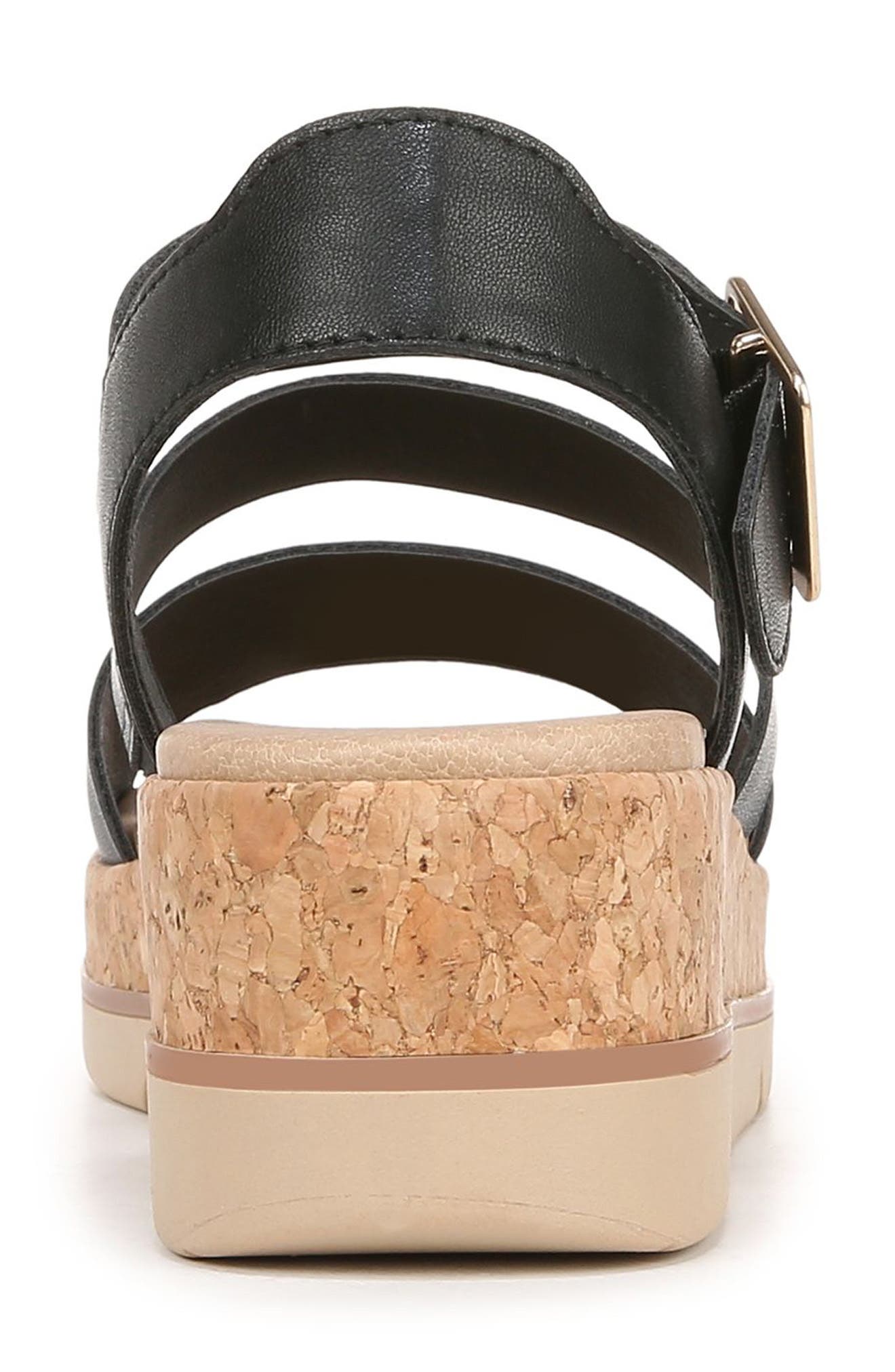 Dr. Scholl's Once Twice Platform Sandal, Alternate, color, Black