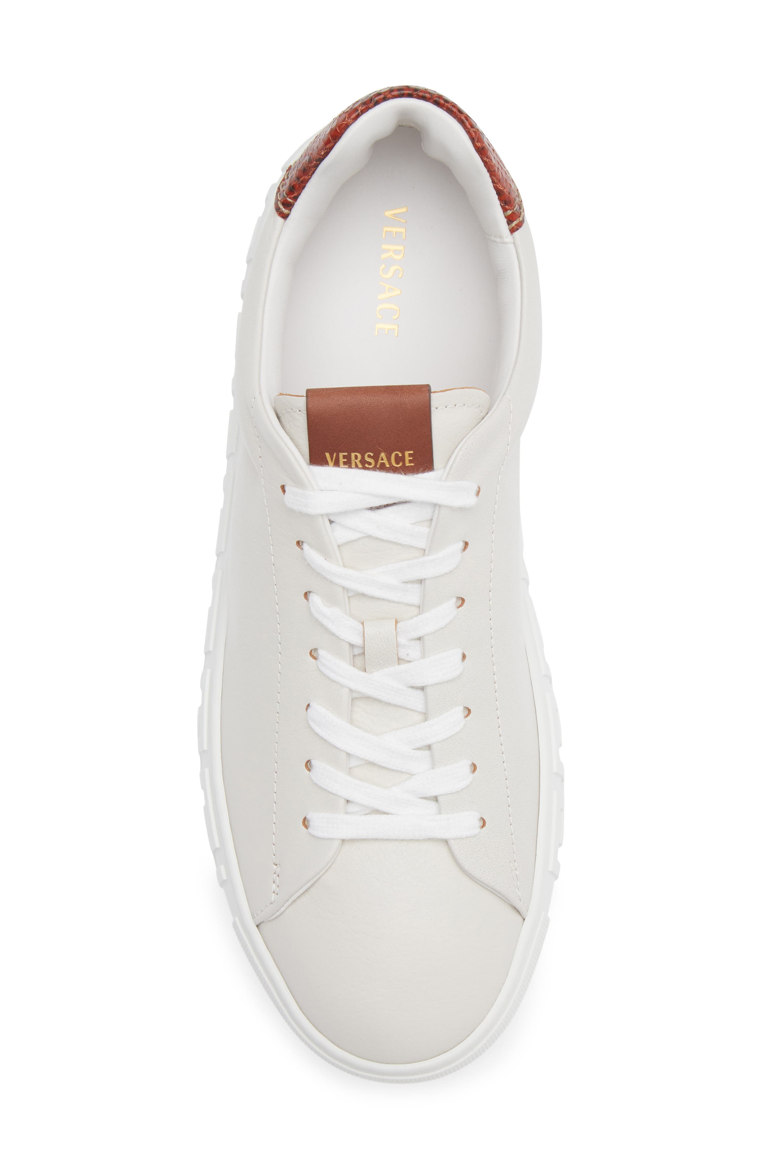 Versace Greca Sneaker, Alternate, color, White Rust Oak