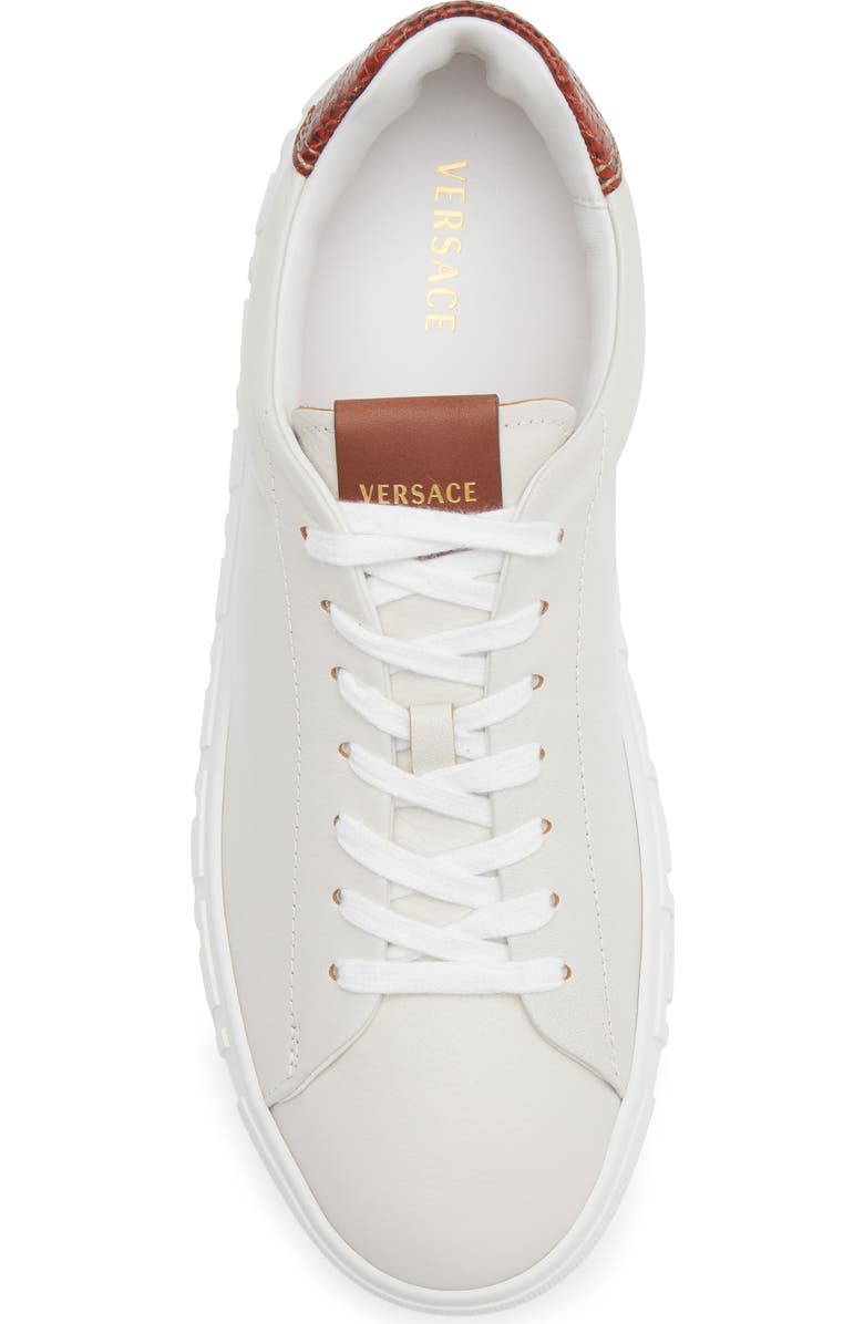 Versace Greca Sneaker, Alternate, color, White Rust Oak