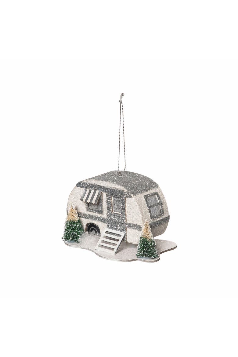 Camper LED Ornament, Main, color, Gray