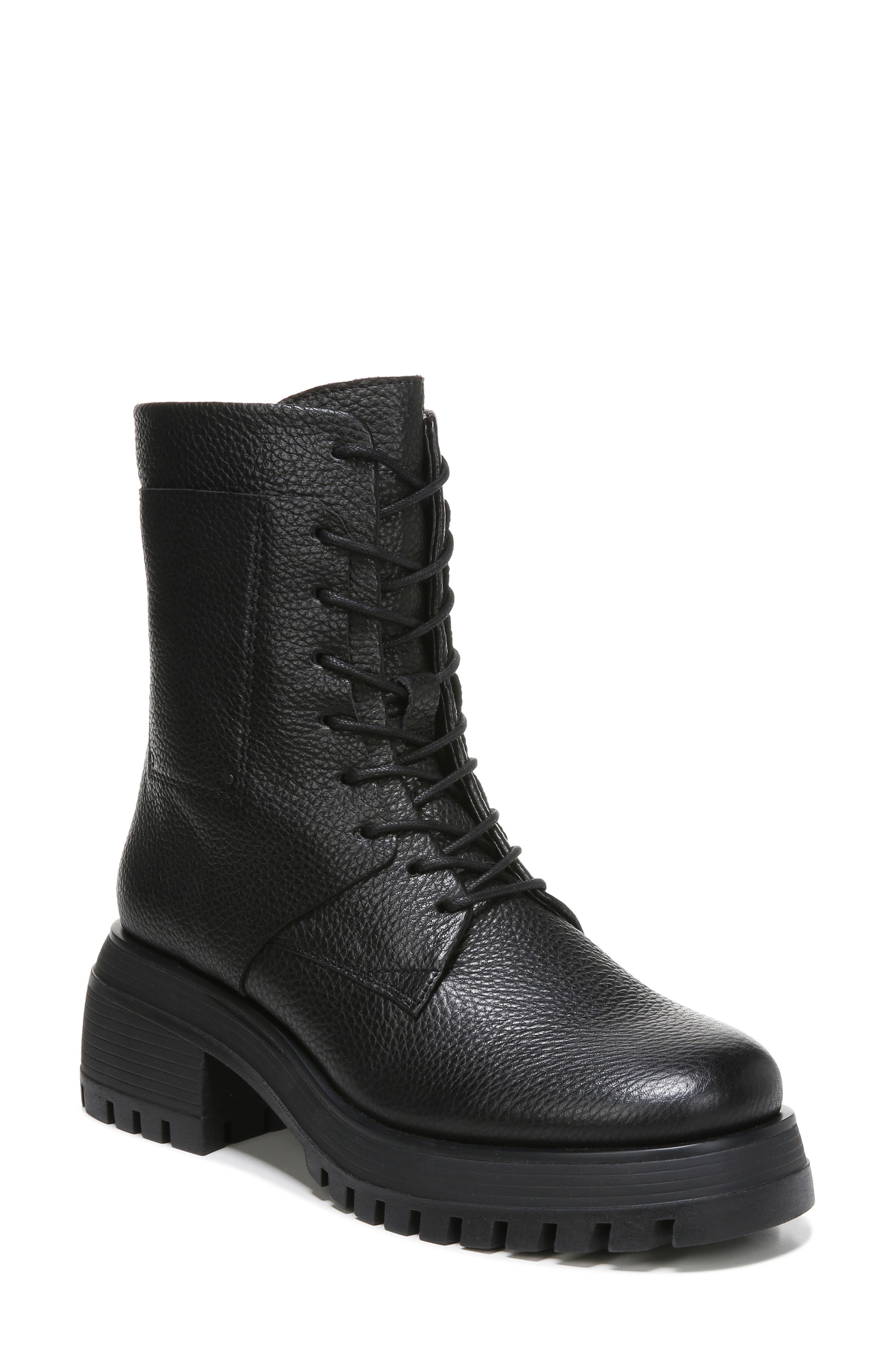 Franco Sarto Jetson Lace-Up Combat Boot, Main, color, 