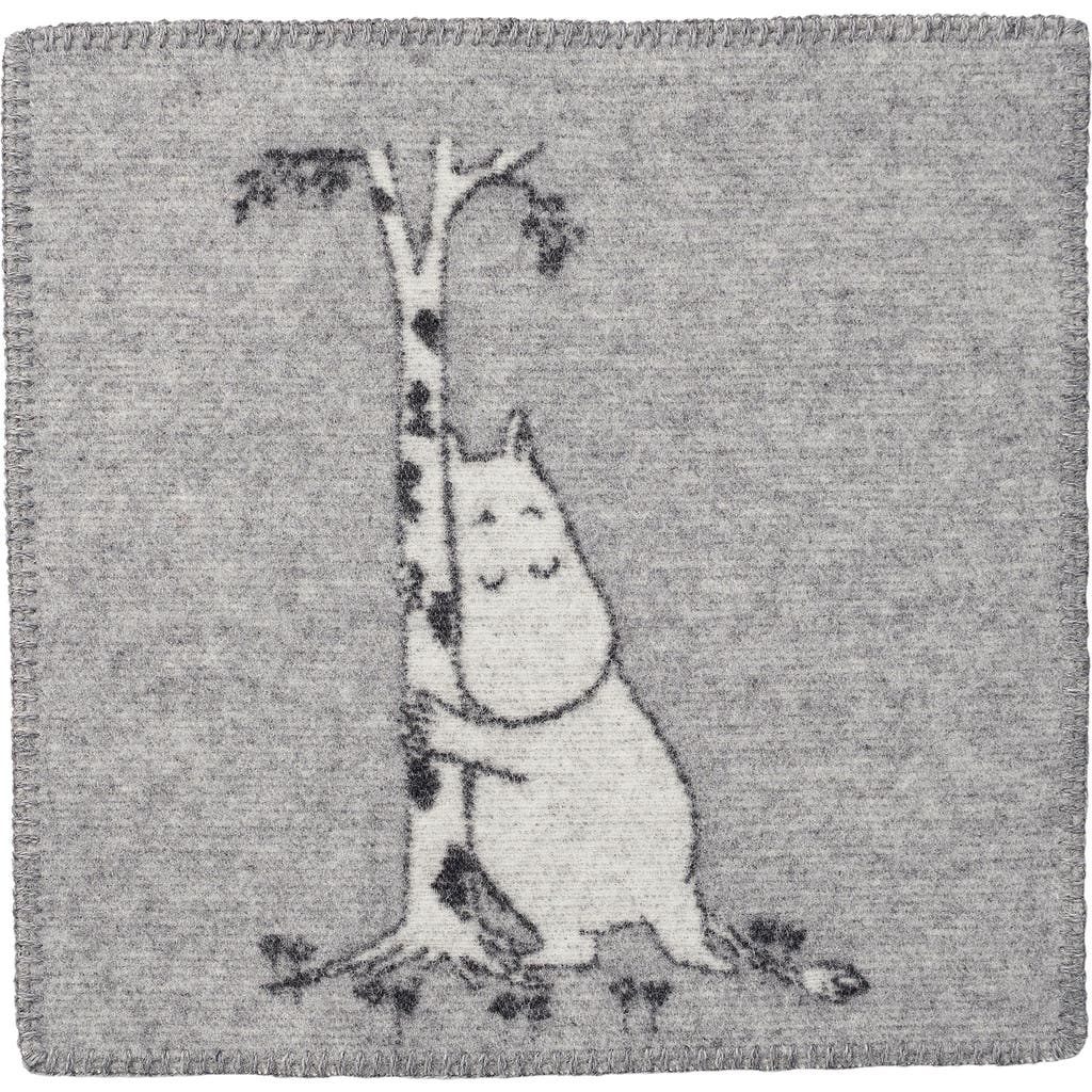 Klippan Kids' Handmade Moomin Woven Wool Seat Pad In Gray