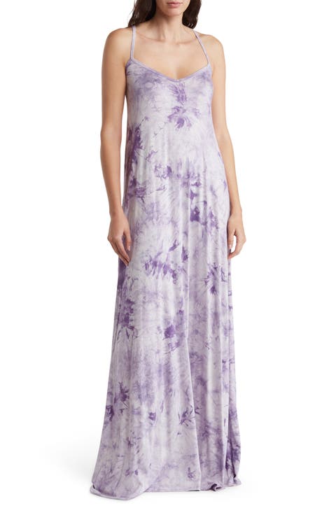 Tie Dye Maxi Tank Dress