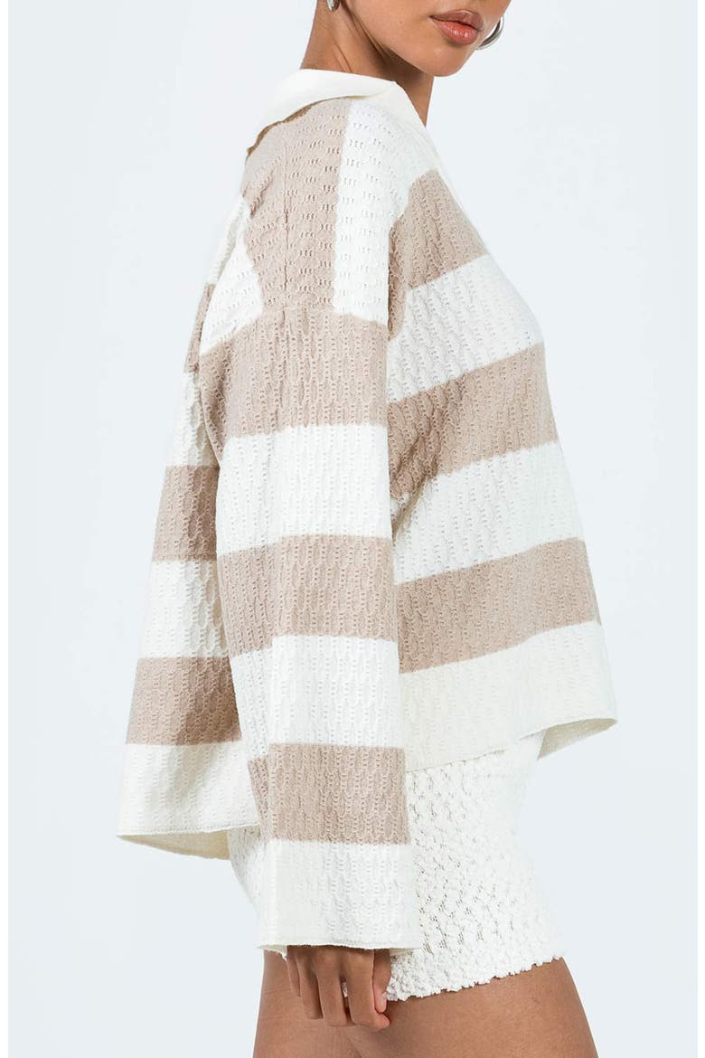 Rick Striped Collar Sweater, Alternate, color, MULTI