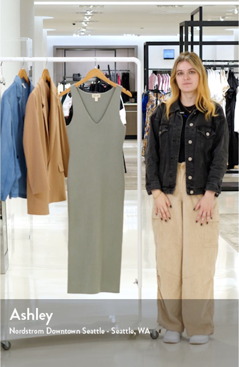 Luxe Sculpt Sleeveless Midi Dress, sales video thumbnail