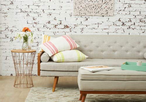 Carol & Frank Morgan Striped Throw Pillow Parent In Pink