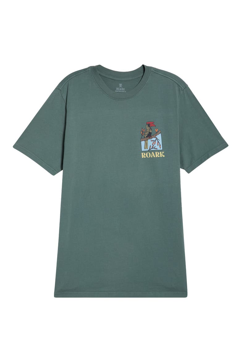 Enjoy Cotton Graphic T-Shirt, Alternate, color, SLATE GREEN