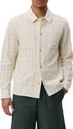 Les Deux Texture Slub Cotton Overshirt