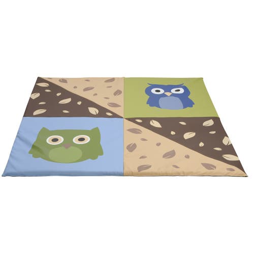 Kaplan Early Learning Company Infant And Toddler Owl Crawley Mat In Multi