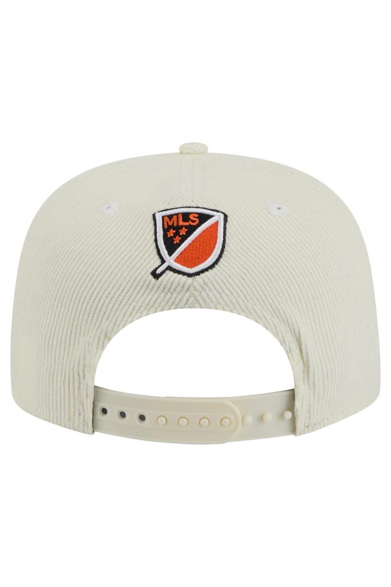 Men's New Era  Cream Houston Dynamo FC 2025 Kickoff Snapback Golfer Hat, Alternate, color, Cream