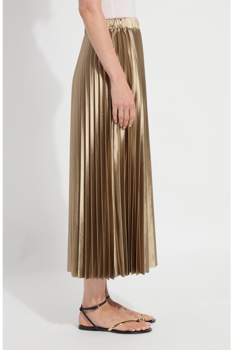 Nina Pleated Midi Skirt & Bag, Alternate, color, CELADON