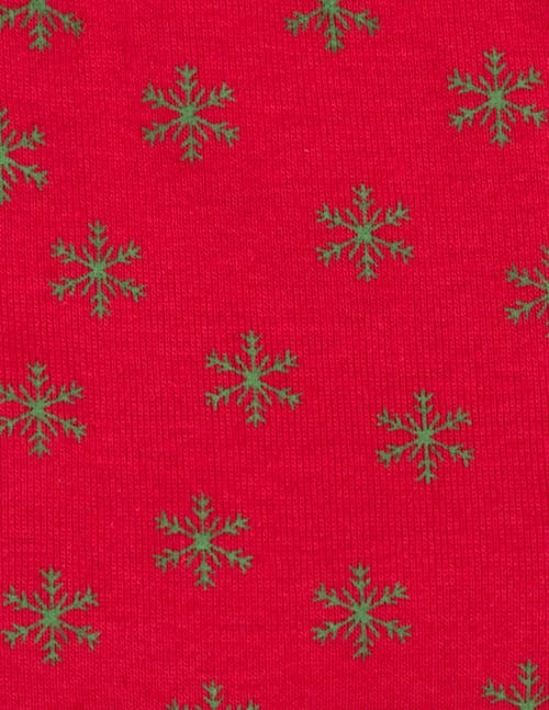 Leveret Footed Printed Cotton Pajamas, Animal, Holiday & Fun Prints In Red
