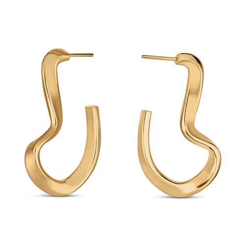 Nabs And Babs Sahab Hoops In Gold