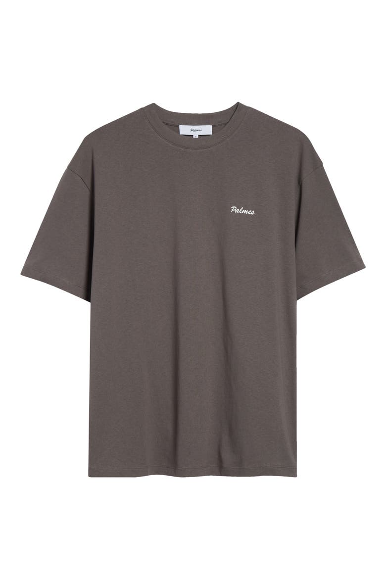Pigment Dyed Logo Graphic T-Shirt, Alternate, color, CHARCOAL