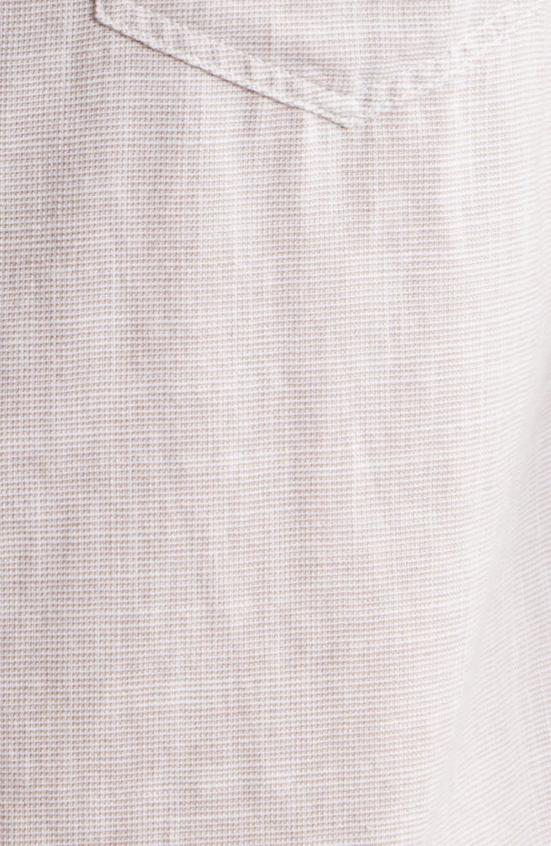 Rails Wyatt Slub Cotton Button-Up Shirt, Alternate, color, Tahini Etch