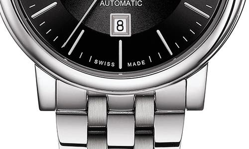 Tissot T-classic Carson Bracelet Watch, 30mm In Silver/black/silver