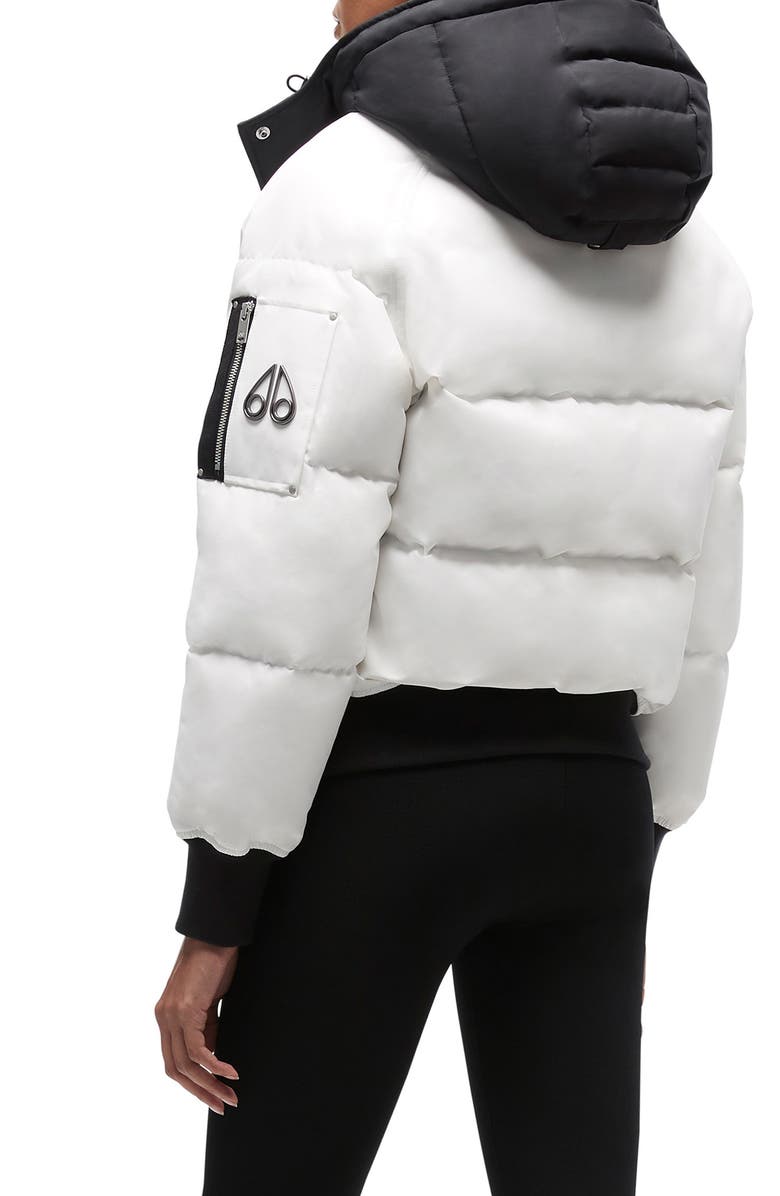 Moose Knuckles Women's Troy Hooded Bomber Jacket, Alternate, color, 