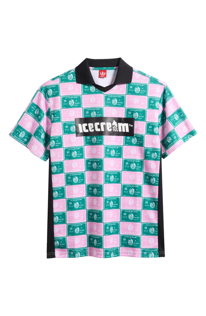 ICECREAM Connor Short Sleeve Soccer Jersey, Alternate, color, Orchid