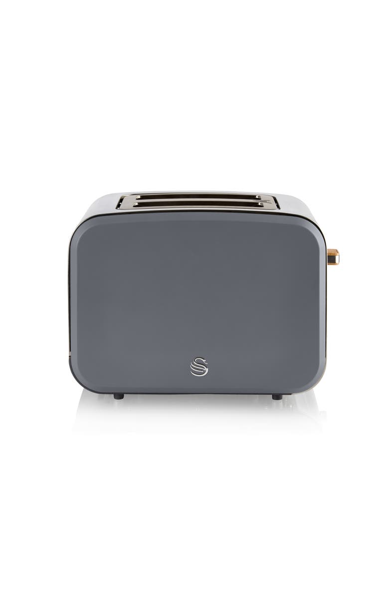 Swan Nordic 2 Slice Toaster, Alternate, color, Gray
