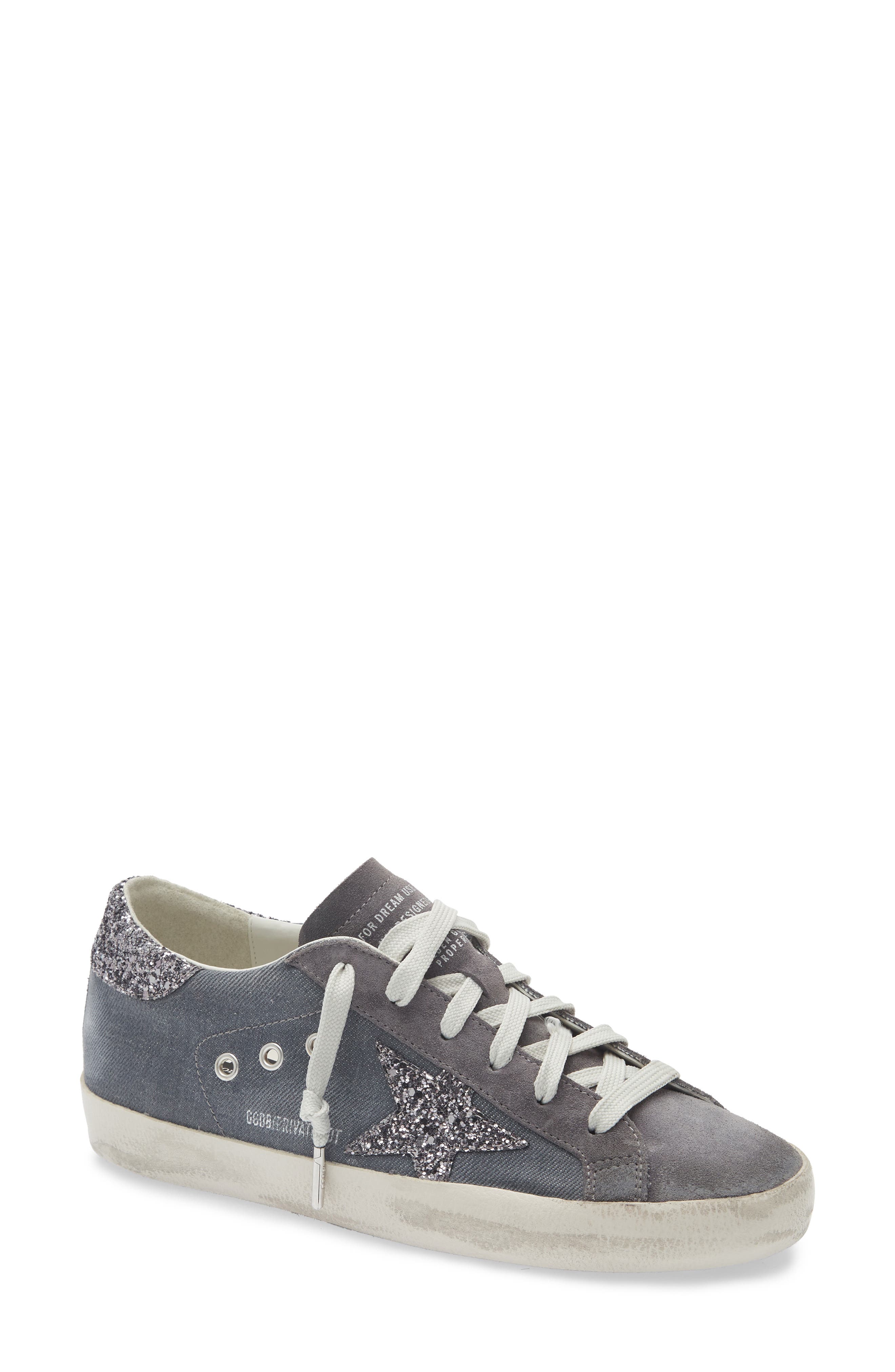 Golden Goose Super-Star Low Top Sneaker, Main, color, Grey