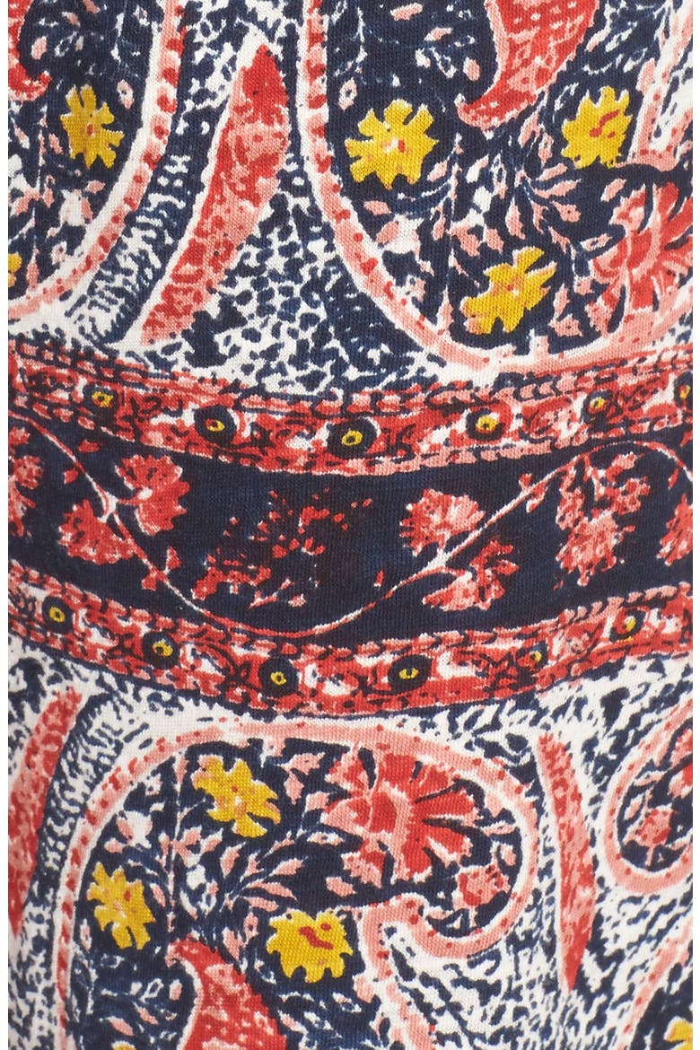 Henley Pajamas, Alternate, color, PAISLEY STRIPES