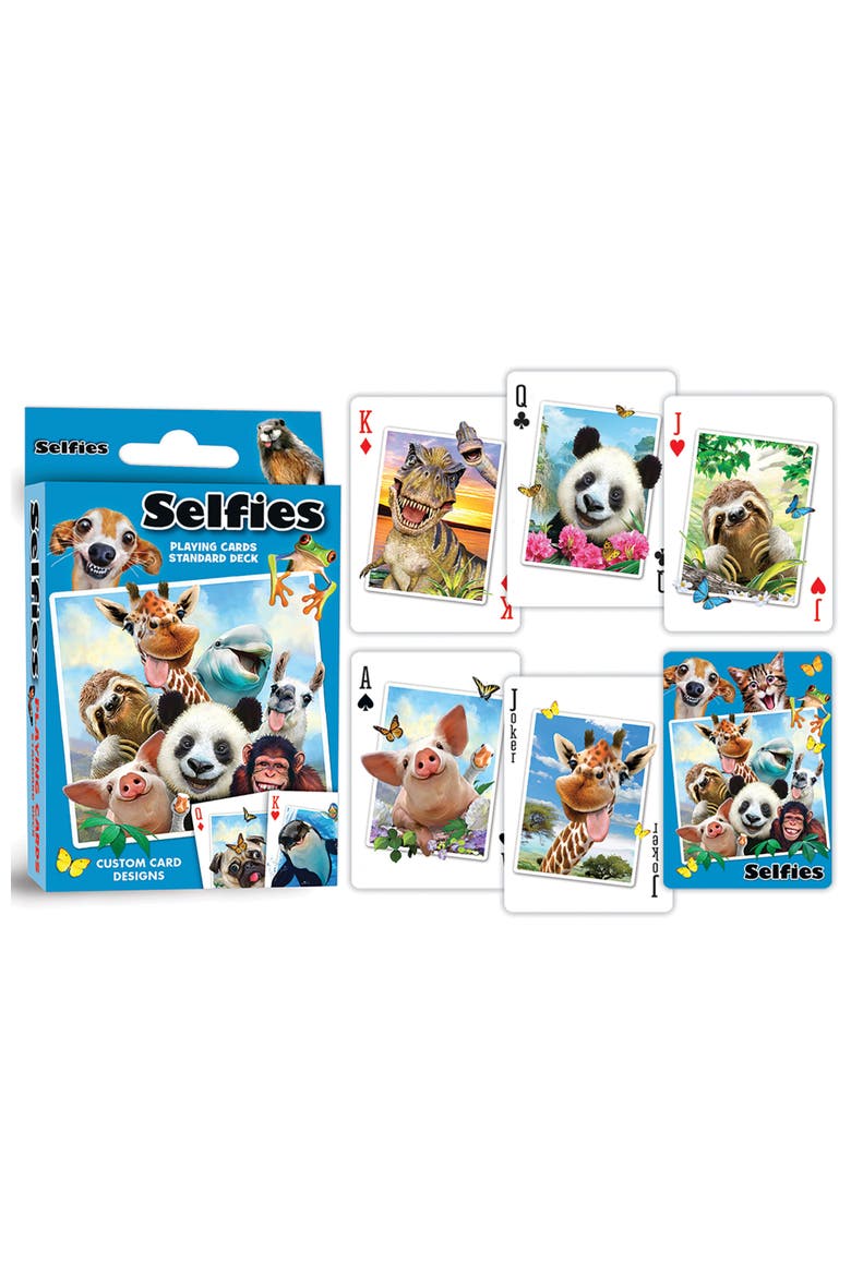 Selfies Playing Cards, Alternate, color, Multicolor