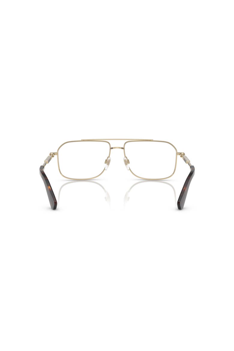 56mm Rectangle optical glasses, Alternate, color, Gold