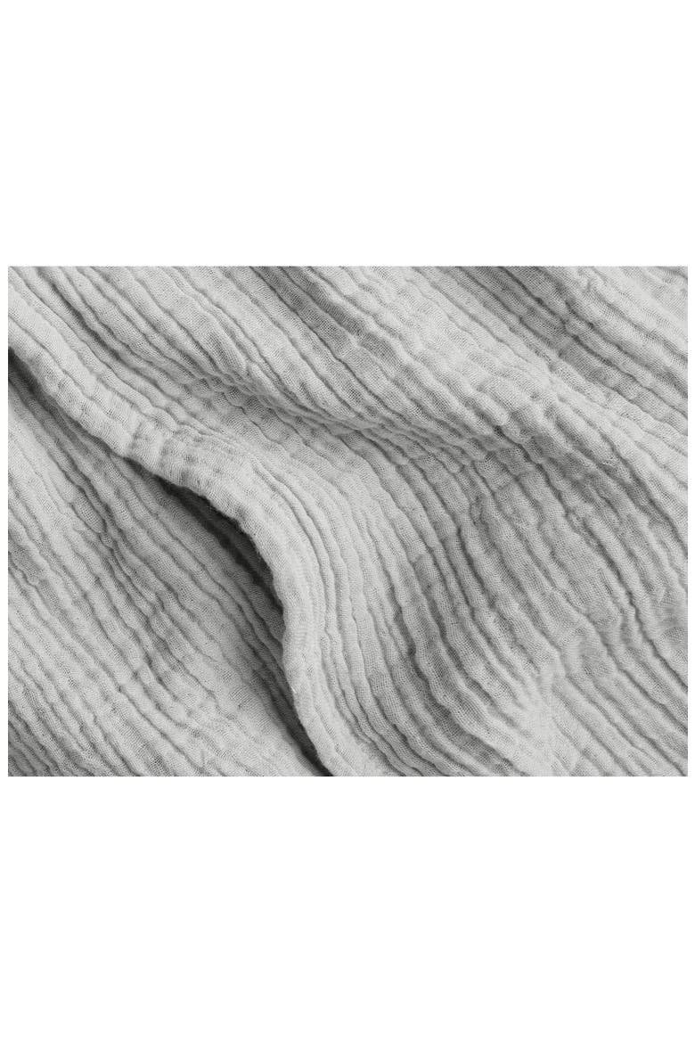 Set of 2 Cloud Organic Cotton Gauze Shams, Alternate, color, SMOKE