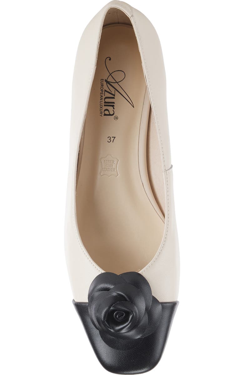 AZURA BY SPRING STEP Angelinite Cap Toe Pump, Alternate, color, Beige Multi