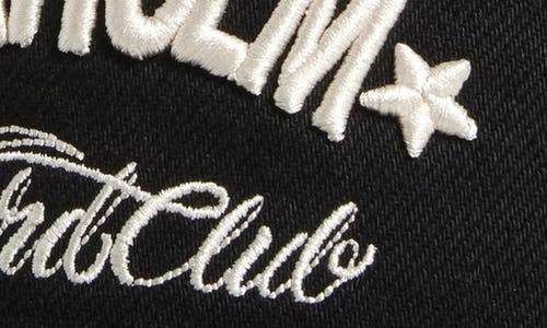 Stockholm Surfboard Club Parker Cotton Canvas Baseball Cap In Black