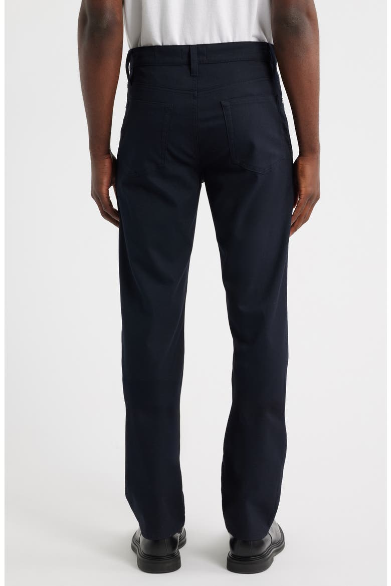 Modern Straight Leg Five-Pocket Twill Pants, Alternate, color, DARK NAVY