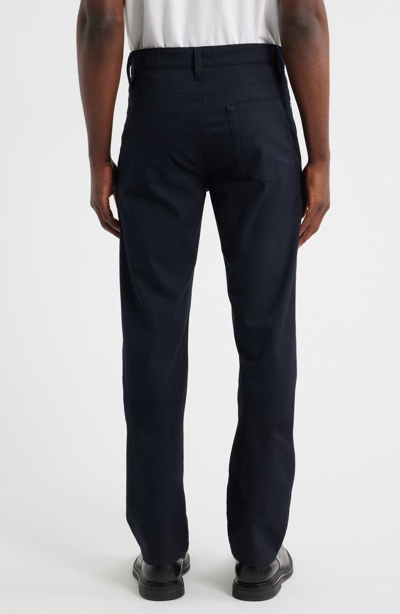 FRAME Modern Straight Leg Five-Pocket Twill Pants, Alternate, color, Dark Navy