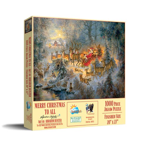 Merry Christmas to All 1000 piece Jigsaw Puzzle for Adults
