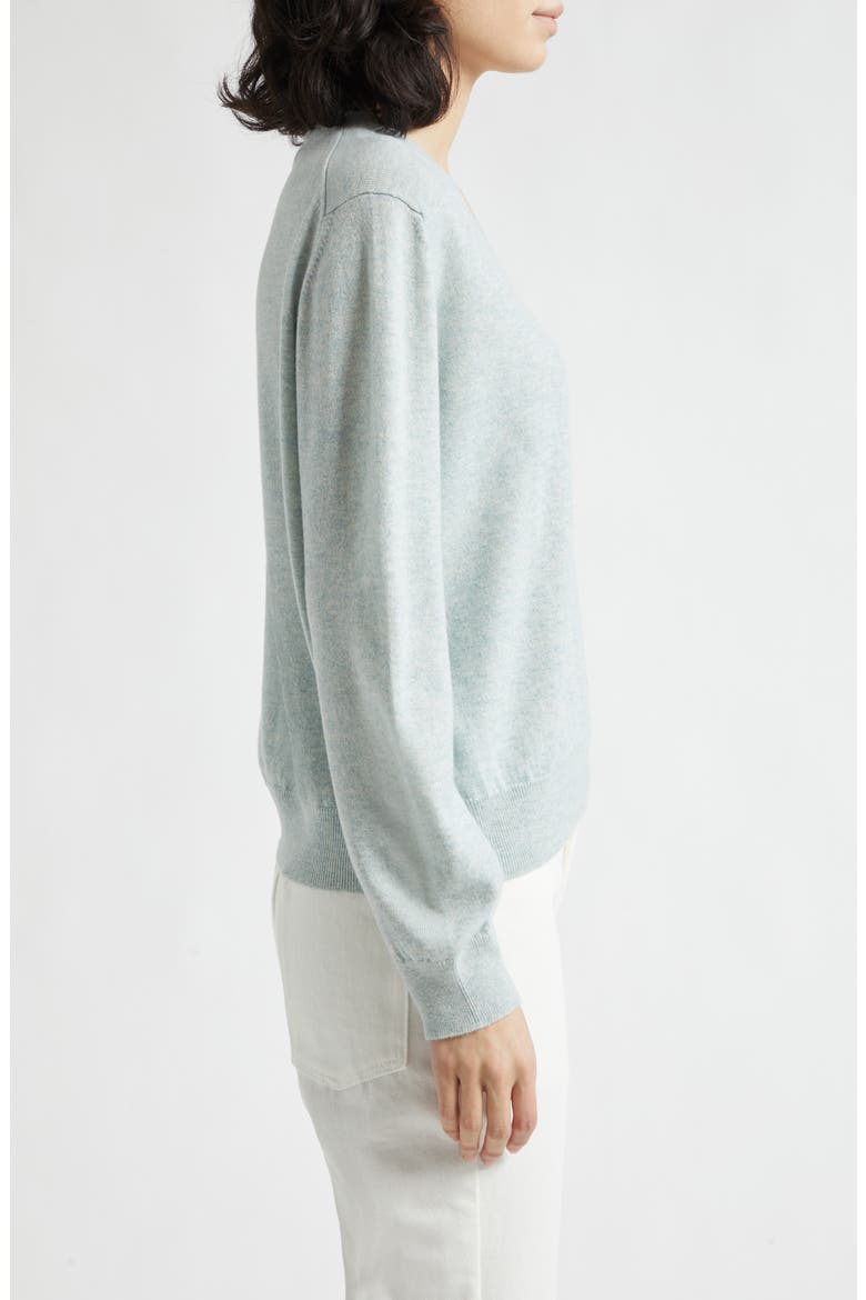 Lunan Cashmere V-Neck Sweater, Alternate, color, LUNAN MINT