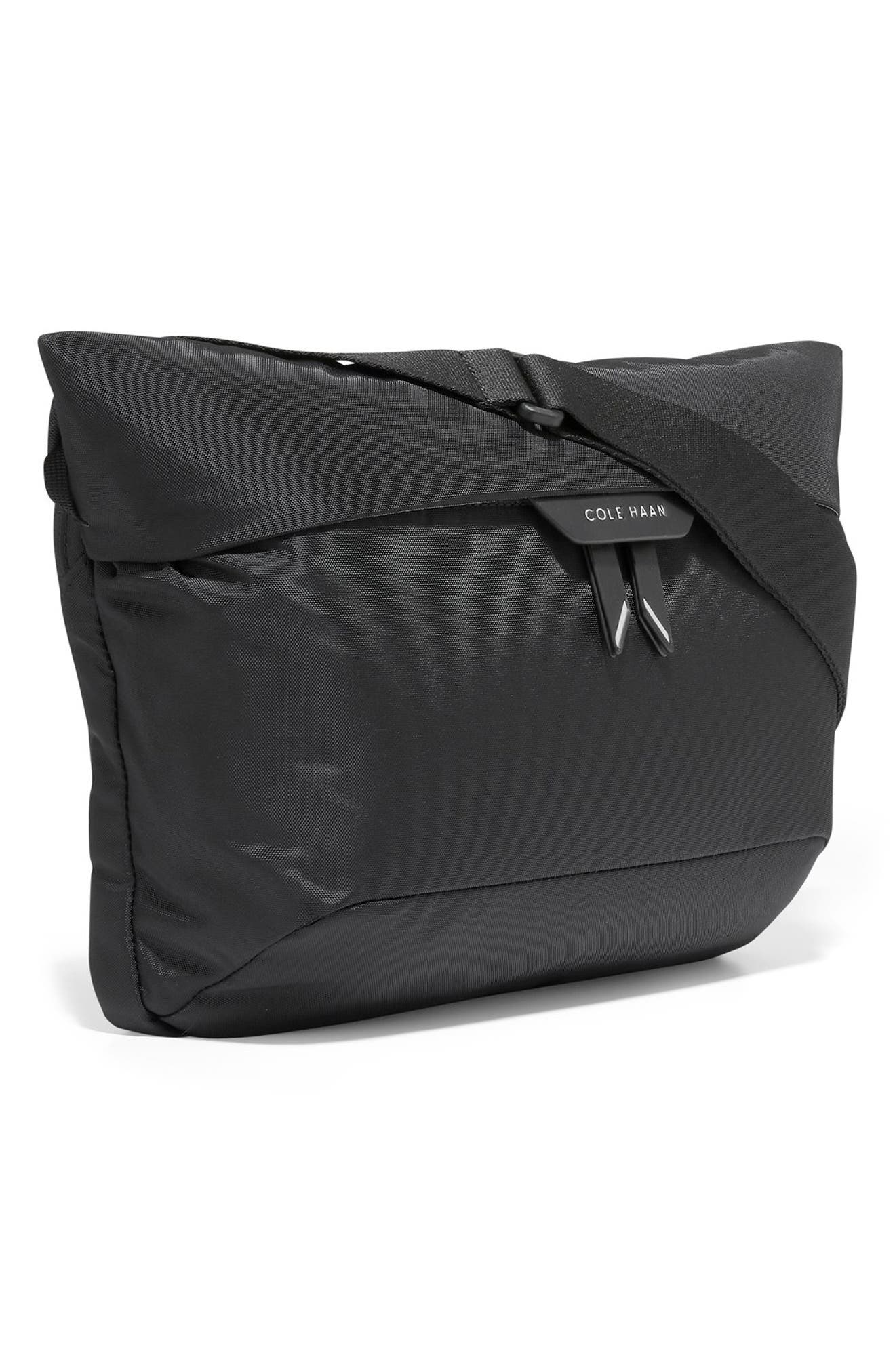 Cole Haan Central Sling Bag, Alternate, color, Black