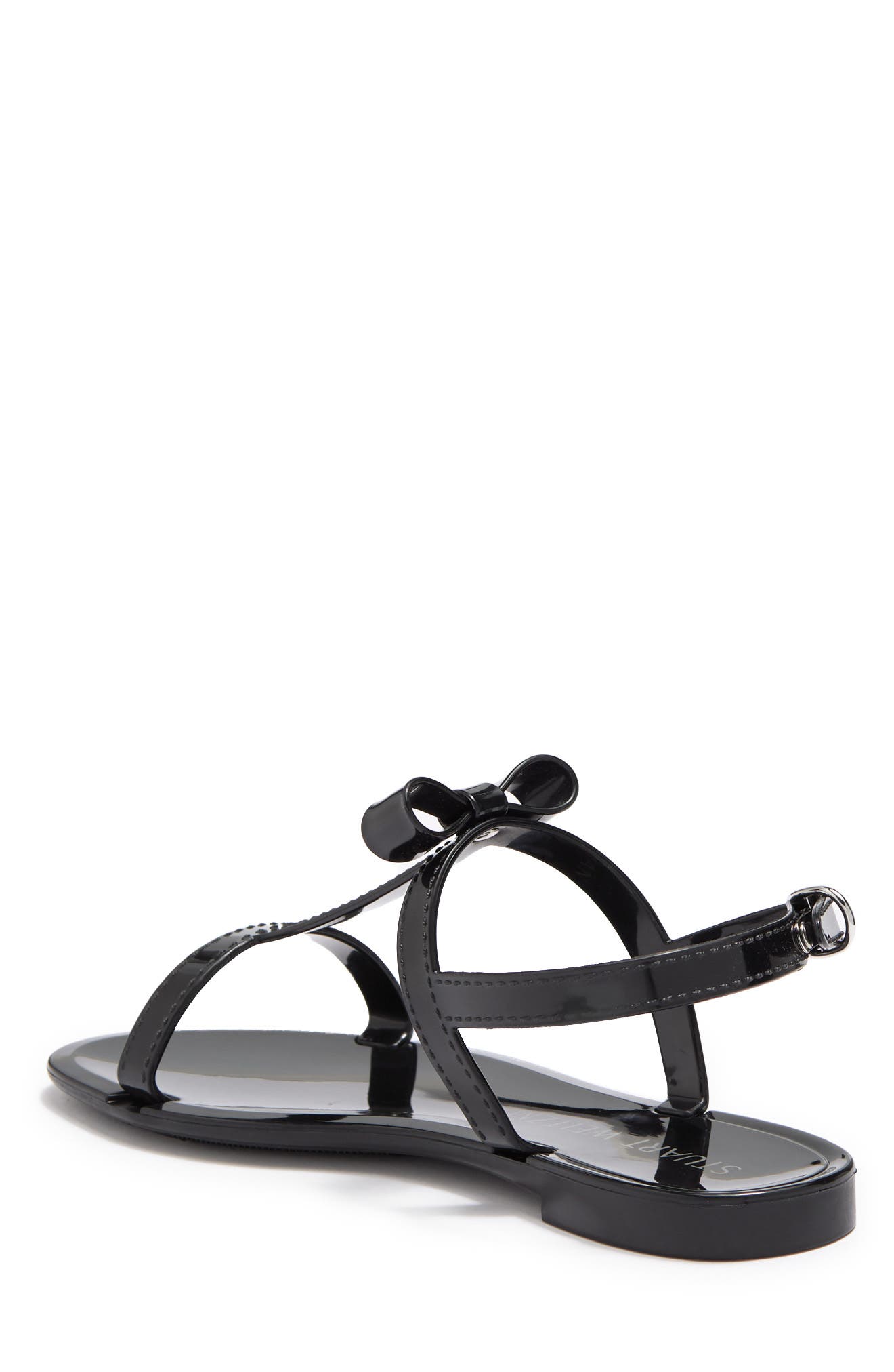 Stuart Weitzman Mellie Bow Jelly Sandal, Alternate, color, 