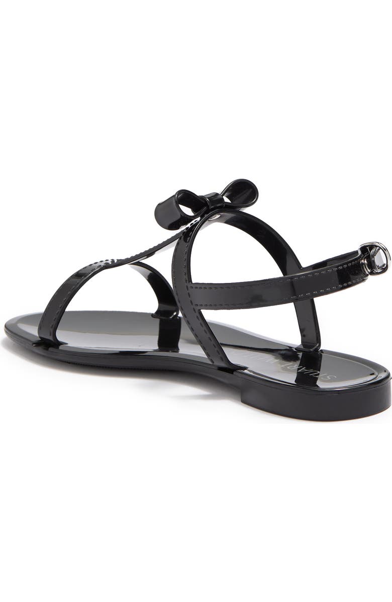 Stuart Weitzman Mellie Bow Jelly Sandal, Alternate, color,