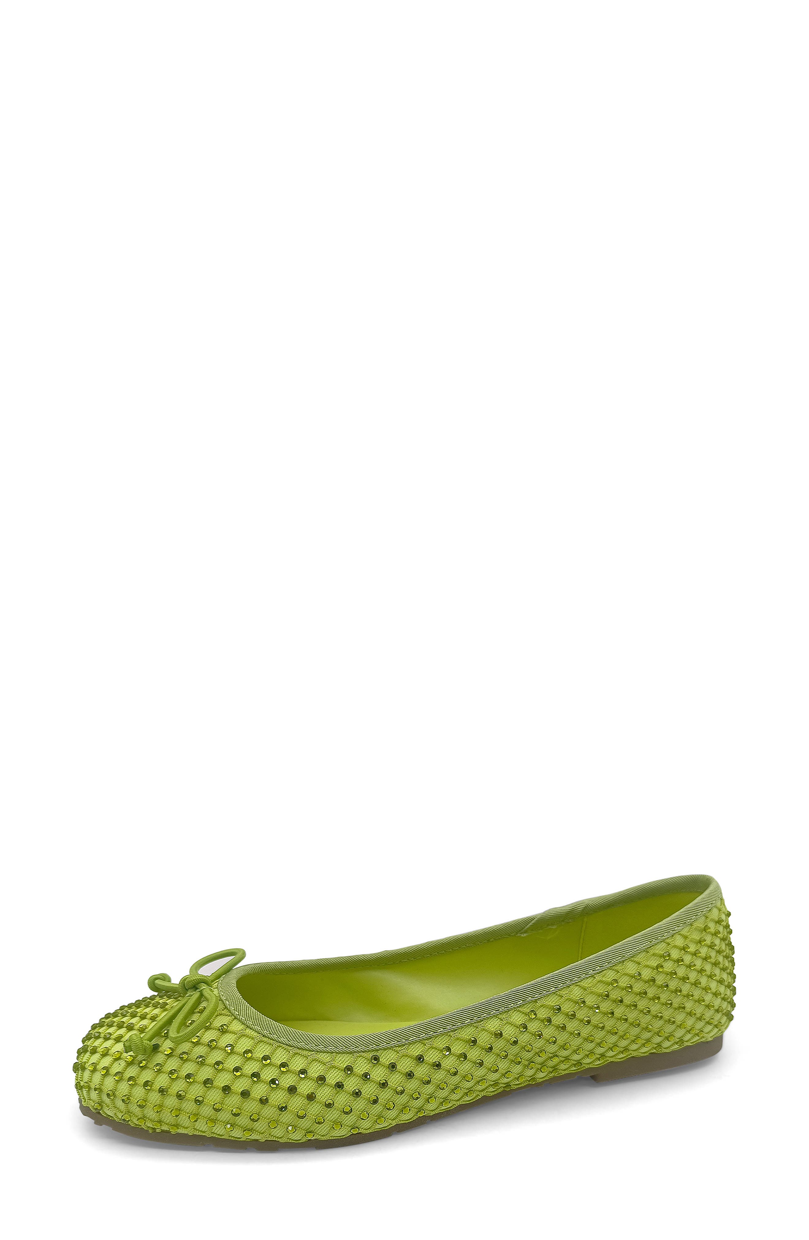 Reaction Kenneth Cole Elstree Mesh Ballet Flat, Alternate, color, Lime