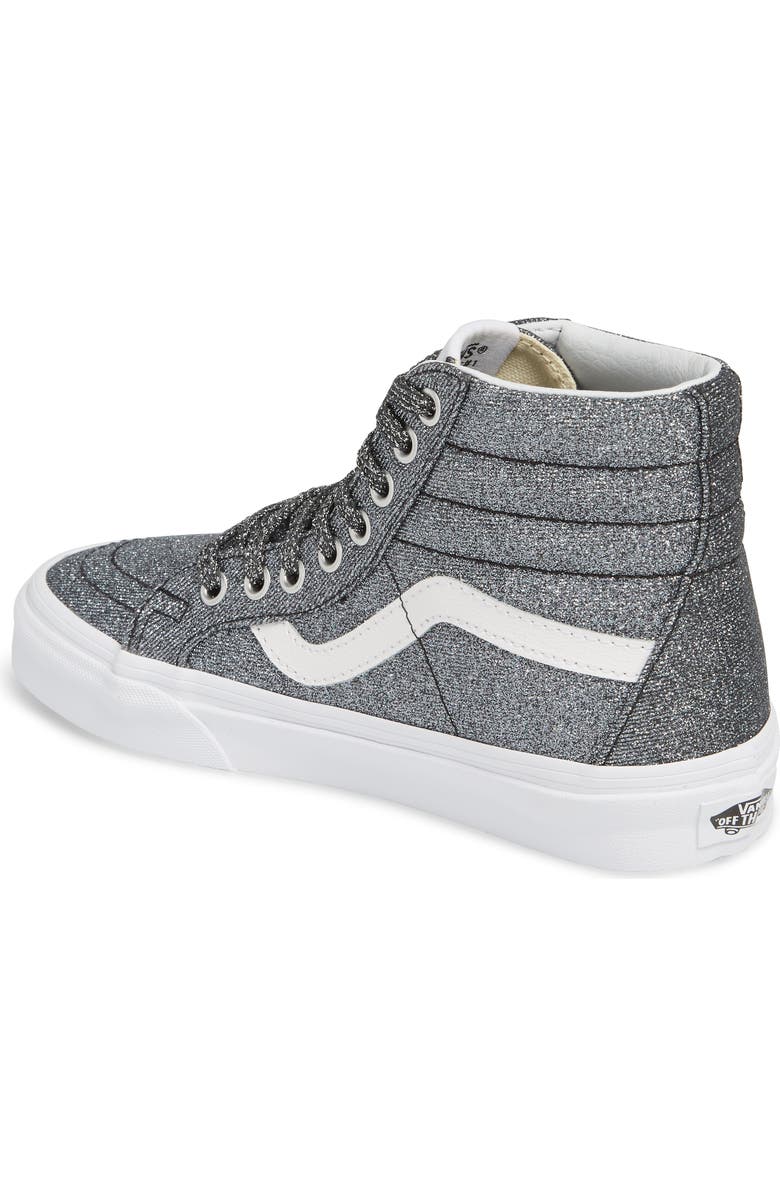 Vans UA Sk8-Hi Reissue Glitter Sneaker, Alternate, color,