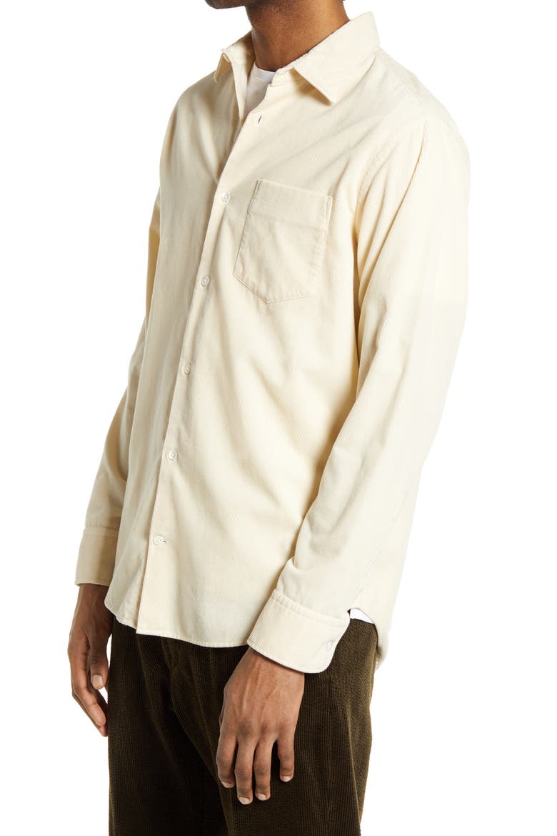 Errico Slim Fit Stripe Button-Up Shirt, Alternate, color, ECRU