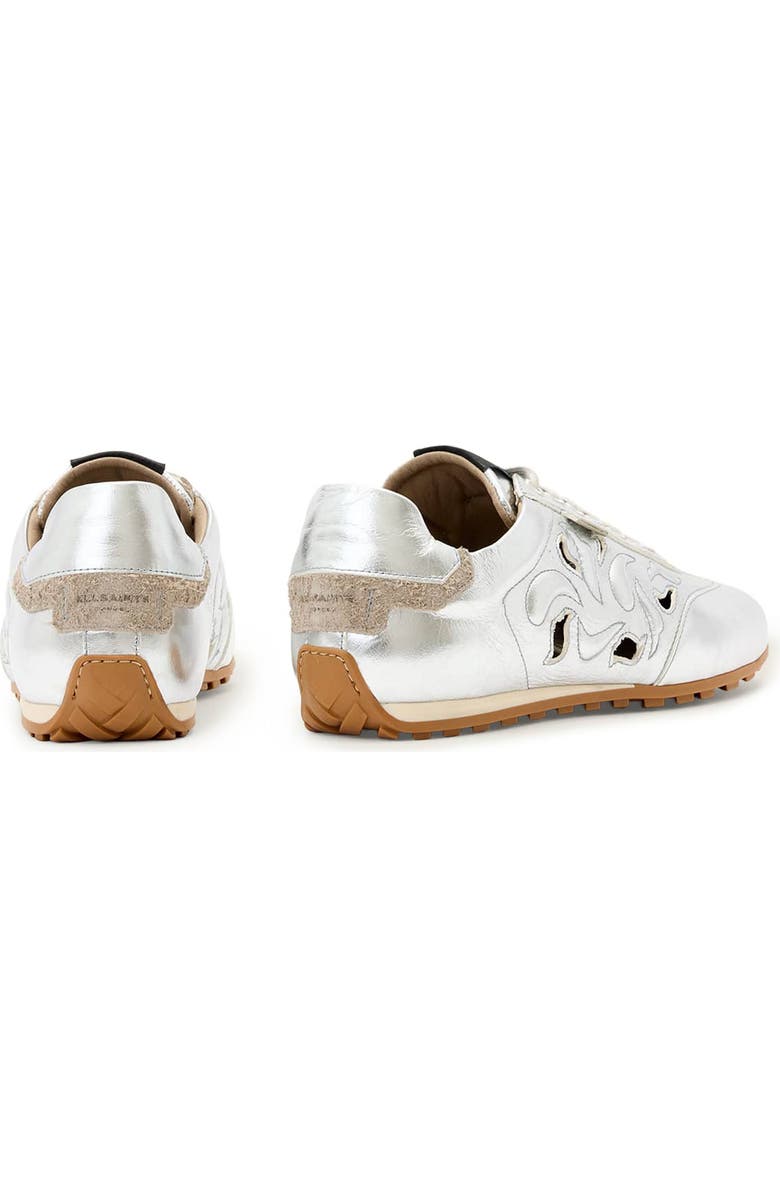 AllSaints Liam Western Sneaker, Alternate, color, Silver Shine