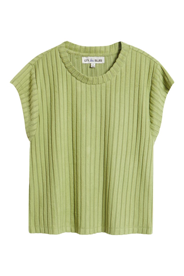 Rib Knit Top, Alternate, color, PEAR