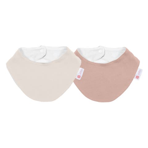 Baby Cottom Bandana Bib Bundle, 2-Pack