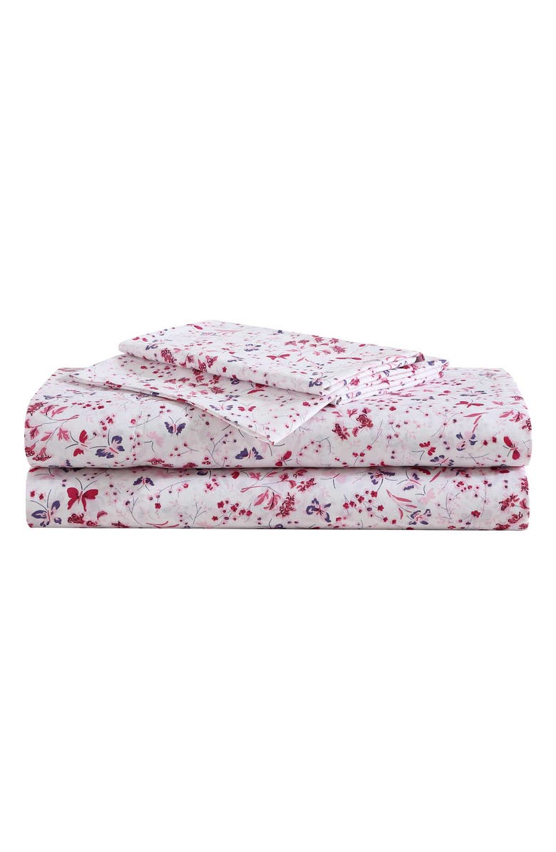 Betsey Johnson Mystic Garden Sheet Set, Main, color, Pink