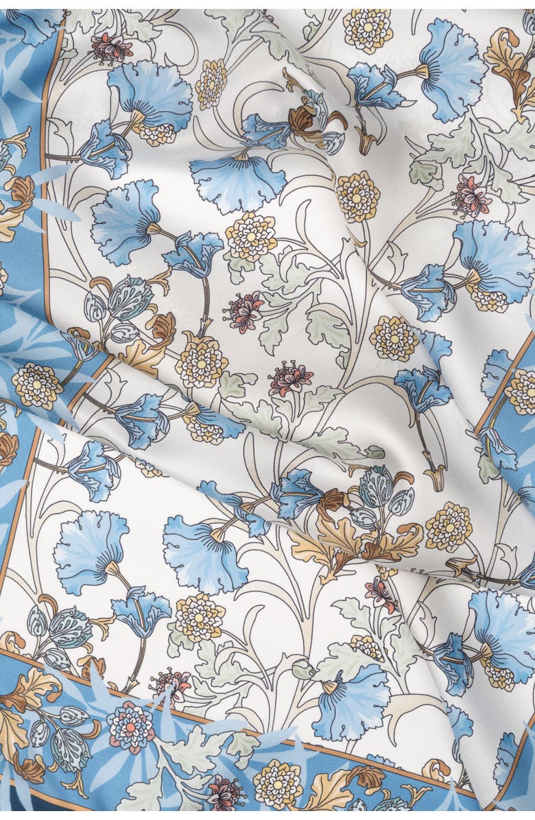 Elizabetta Ofelia - Long Silk Scarf for Women, Alternate, color, Blue