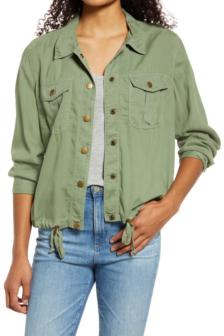 Lightweight Utility Jacket, Main, color, GREEN DUNE