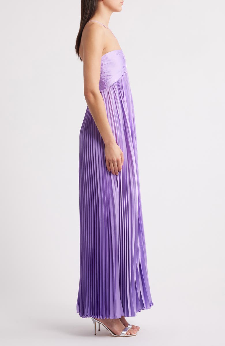 LIKELY Blair Pleated Satin Gown, Alternate, color, 