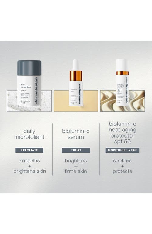 Dermalogica ® Warmth Of The Winter Sun Set $87 Value In Transparent