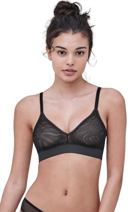 Spellbound Sheer Plunge Wireless Bralette