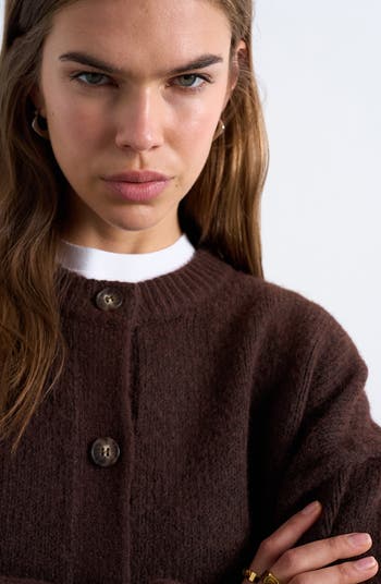 Exposed Seam Cardigan